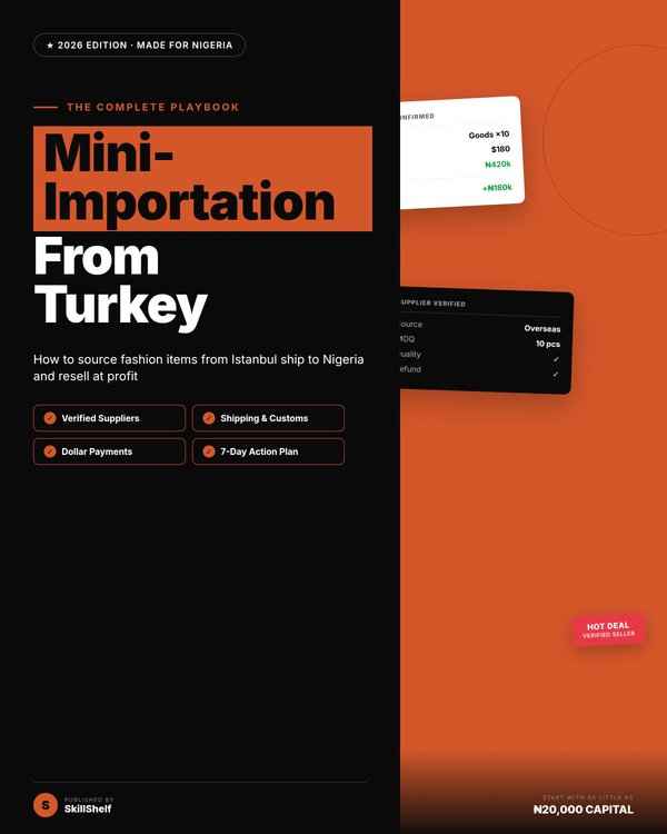 Mini-Importation From Turkey - Clothes Bags and Shoes For Nigeria